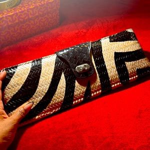 Adrienne Vittadini animal print clutch